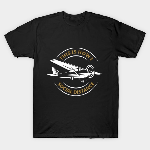 HOW I SOCIAL DISTANCE - FLY T-Shirt by Pannolinno